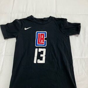 Nike Kids Black LA Clippers George Number T-Shirt